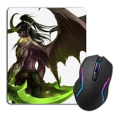 Mouse pad with print World Of Warcraft Illidan Stormrage Hero
