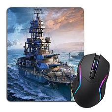 Mouse pad with print World Of Warships Theme Print