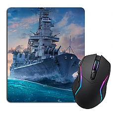 Mouse pad with print World Of Warships Boat Print