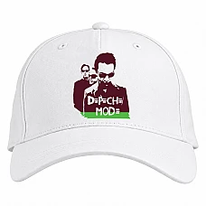 Baseball cap with Print Depeshe Mode 2 - white
