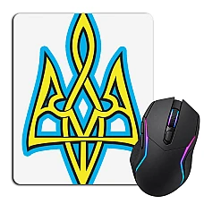 Mouse pad with print Coat of arms Ukraine