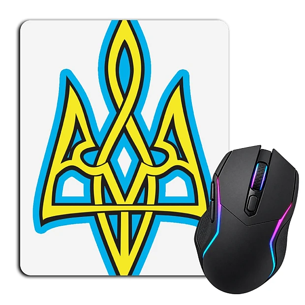 Mouse pad with print Coat of arms Ukraine