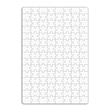 Puzzle A4 with print -
