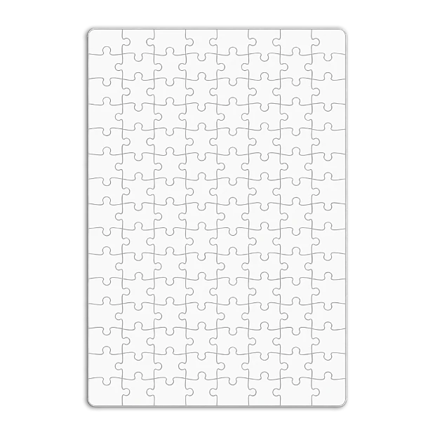 Puzzle A4 with print -