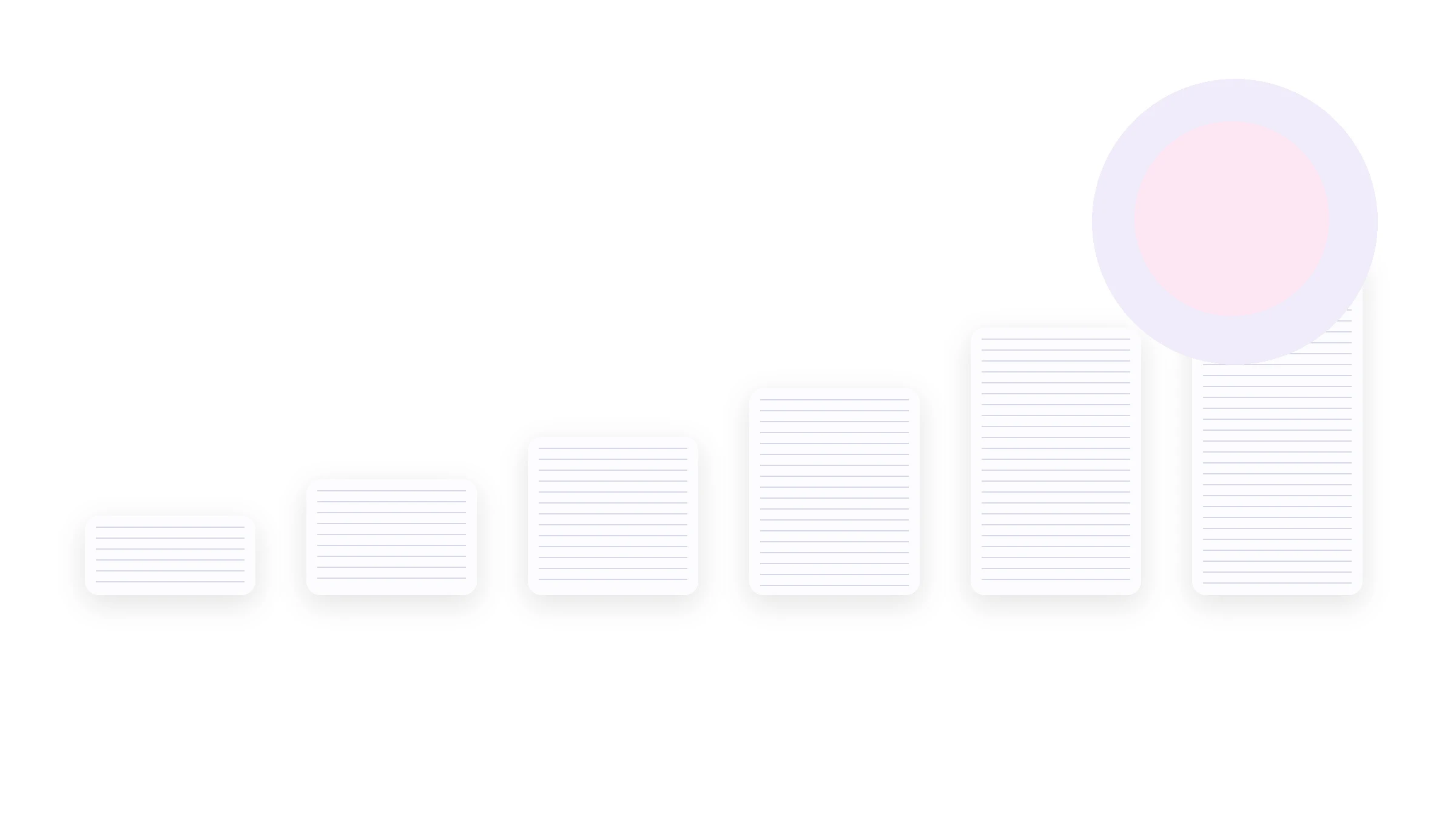 Paper in different weights