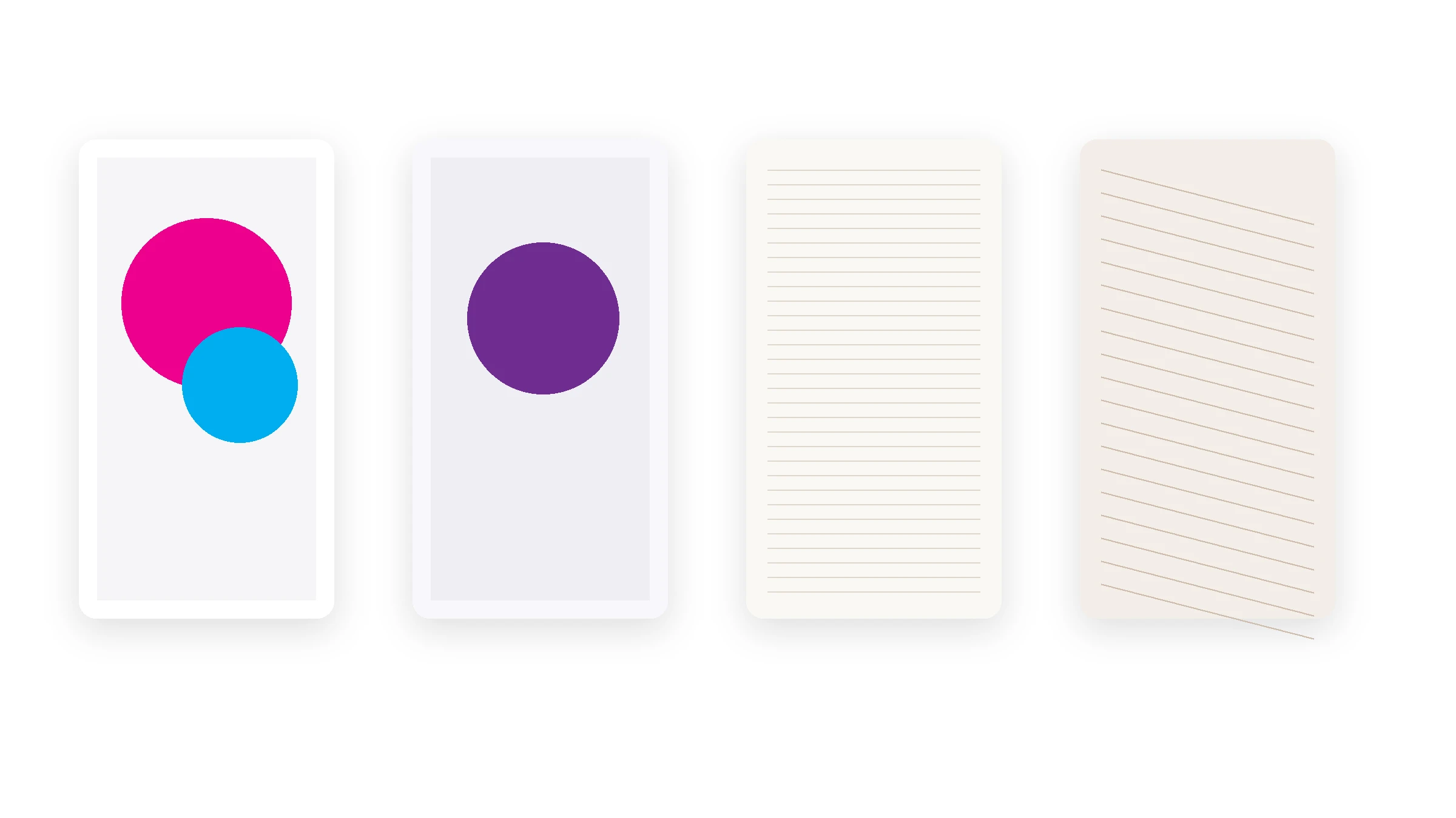 Different paper types for commercial printing