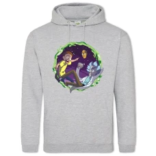 Hoodie with Print Rick And Morty Space Time - 2XL grey