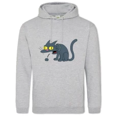 Hoodie with Print The Simpsons Annoyed Grunt - 2XL grey
