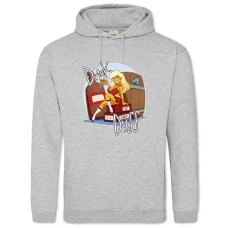 Hoodie with Print The Simpsons Drink Duff - 2XL grey