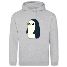 Hoodie with Print Adventure Time Penguin - 2XL grey