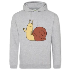 Hoodie with Print Adventure Time Snail - 2XL grey