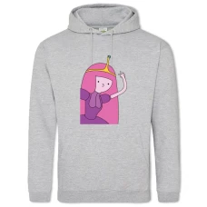 Hoodie with Print Adventure Time Princess - 2XL grey
