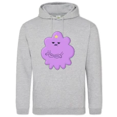 Hoodie with Print Adventure Time Lumpy Space Princess - 2XL grey