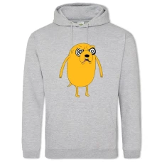 Hoodie with Print Adventure Time Hypno Jake - 2XL grey