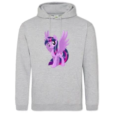 Hoodie with Print My Little Pony Twilight Sparkle - 2XL grey