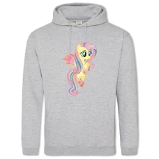 Hoodie with Print My Little Pony Cute Fluttershy - 2XL grey