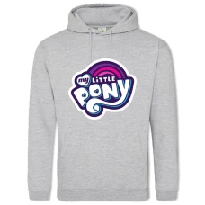 Hoodie with Print My Little Pony Logo - 2XL grey