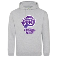 Hoodie with Print My Little Pony Rarity Best Pony - 2XL grey