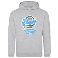 Hoodie with Print My Little Pony Rainbowdash Best Pony - 2XL grey