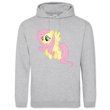 Hoodie with Print My Little Pony Happy Fluttershy - 2XL grey