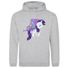Hoodie with Print My Little Pony Rarity - 2XL grey