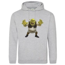 Hoodie with Print Shrek Main Hero - 2XL grey