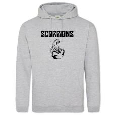 Hoodie with Print Scorpions - 2XL grey