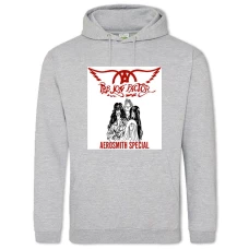 Hoodie with Print Aerosmith - 2XL grey