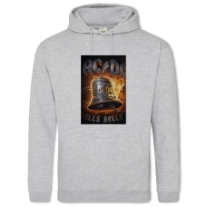 Hoodie with Print Ac Dc 2 - 2XL grey