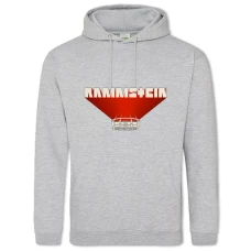Hoodie with Print Rummstein - 2XL grey