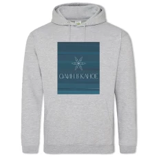 Hoodie with Print One In The Canoe - 2XL grey