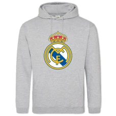 Hoodie with Print Real Logo - 2XL grey