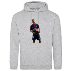 Hoodie with Print Neymar - 2XL grey