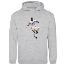 Hoodie with Print Zinedine Zidan - 2XL grey