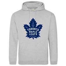 Hoodie with Print Toronto Maple Leafs Logo - 2XL grey