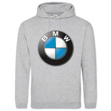 Hoodie with Print Logo Bmw - 2XL grey