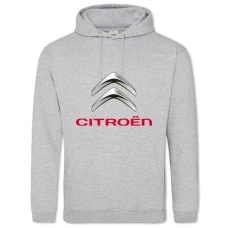Hoodie with Print Logo Citroën - 2XL grey