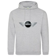 Hoodie with Print Logo Mini - 2XL grey