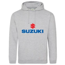 Hoodie with Print Logo Suzuki - 2XL grey