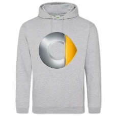 Hoodie with Print Logo Smart - 2XL grey