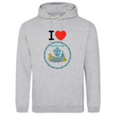 Hoodie with Print Nikolaev - 2XL grey