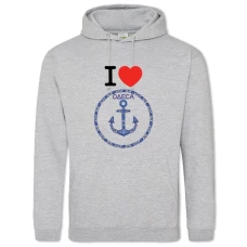Hoodie with Print Odessa - 2XL grey