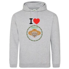 Hoodie with Print Herson - 2XL grey