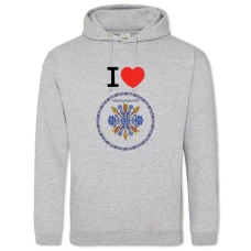 Hoodie with Print Khmelnytskyi - 2XL grey