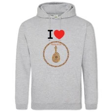 Hoodie with Print Cherkassy - 2XL grey
