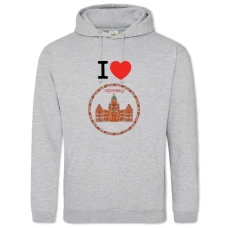 Hoodie with Print Chernivtsi - 2XL grey