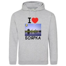 Худи с принтом Боярка - 2XL серый