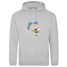 Hoodie with Print Ukrainian 2 - 2XL grey