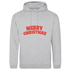 Hoodie with Print Merry Western Style - 2XL grey