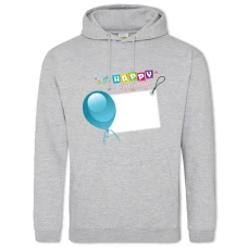 Hoodie with Print Birthday With A Sign To Fill - 2XL grey
